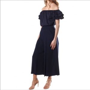 TED BAKER off the shoulder ruffle blouse